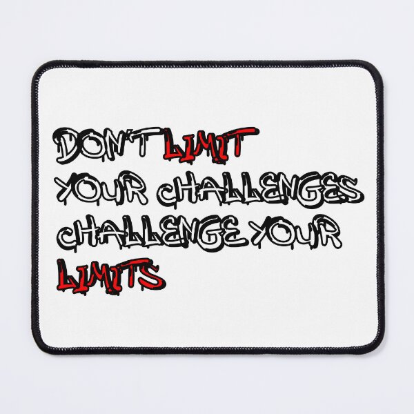 Item preview, Best Triathlon Quotes Don't Limit Your Challenges Challenge Your Limits designed and sold by Sonatablue.