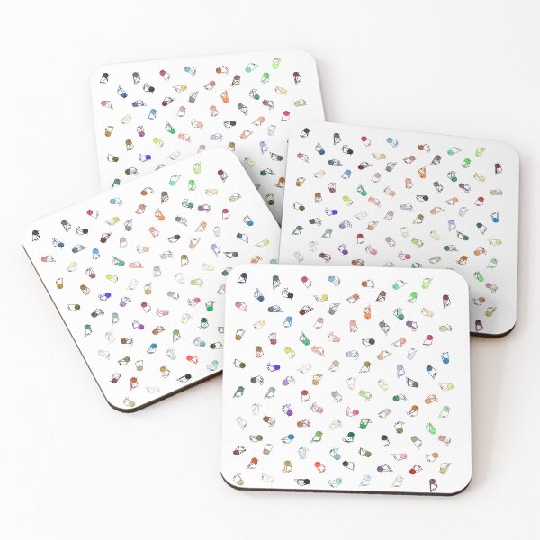 Item preview, Birdopolis Color Bird Pattern designed and sold by Pixel4Art.