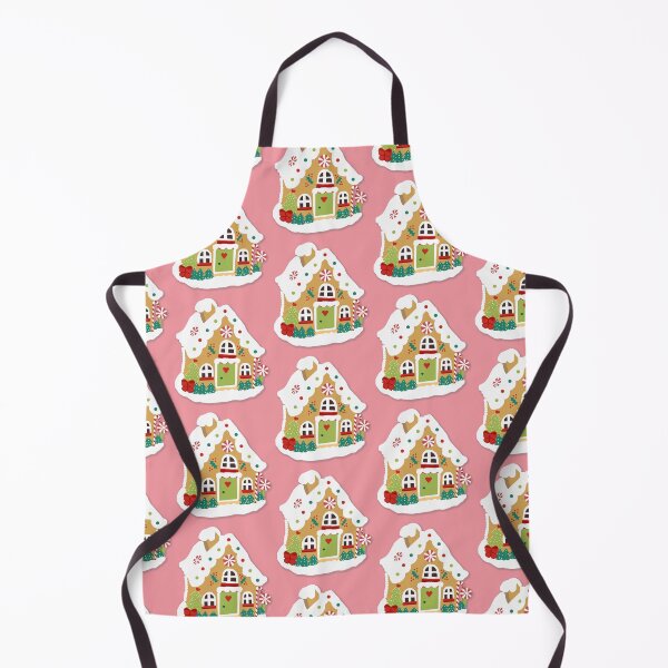 Item preview, Cute Girly Snowy Gingerbread House Pink Merry Christmas designed and sold by tanjica.