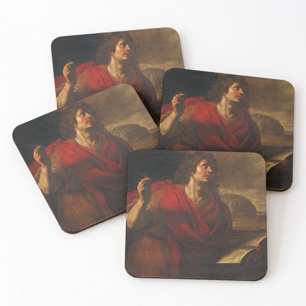 Item preview, Saint John the Evangelist | Italian Art | 17th Century Renaissance Biblical Art designed and sold by CJET.