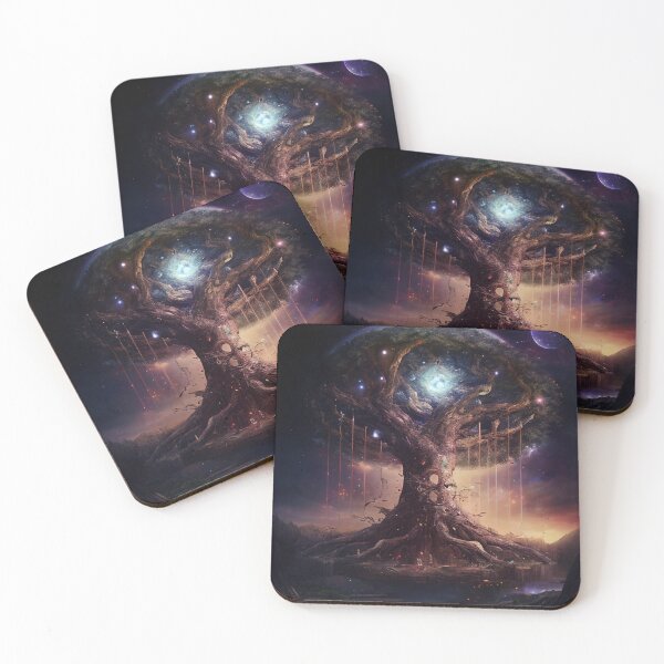 Item preview, Yggdrasil holding the universe designed and sold by SwitchLimits.