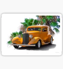 1933 Pontiac Deluxe 8 Touring Sedan Ia Sticker