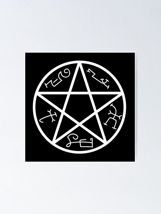 その他 DEVILS-ESP.-ICONS Inverted Cross 666 Number of the Beast Satanic Symbol