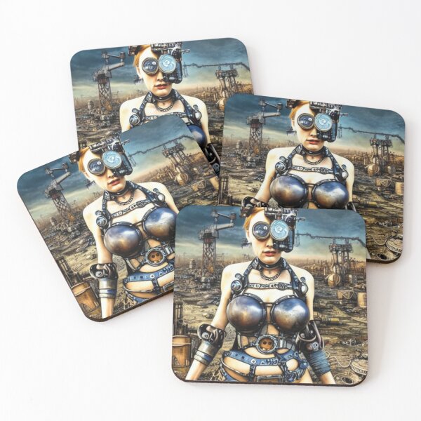 Item preview, Cyborg in wasteland  designed and sold by dwhowe.