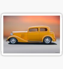 1933 Pontiac Deluxe 8 Touring Sedan 'Profile' I Sticker