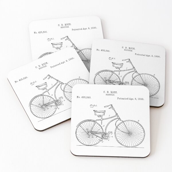 Item preview, Rice Bicycle Patent 1890 designed and sold by Daniel Hagerman.