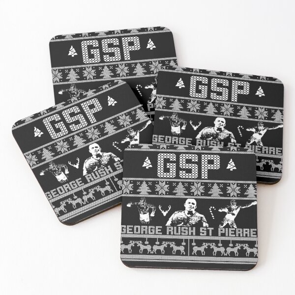 Item preview, George Rush St. Pierre | GSP Christmas Sweater | Ugly Xmas Sweater | The Goat | Unisex Pullover Crewneck Jumper designed and sold by jvevo.
