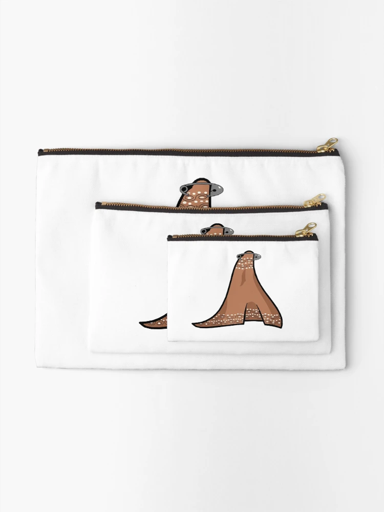 Thumbnail 2 of 4, Zipper Pouch, Pinned Hanky Code-Rust designed and sold by Riccivela.