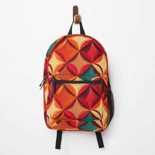 Item preview, Repeating patterns of geometric shapes in christmas colors designed and sold by LiliD.