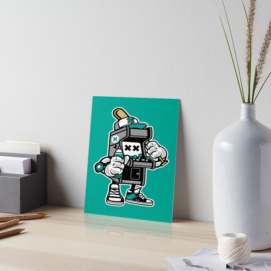Item preview, Art Board Print designed and sold by cartoonbug.