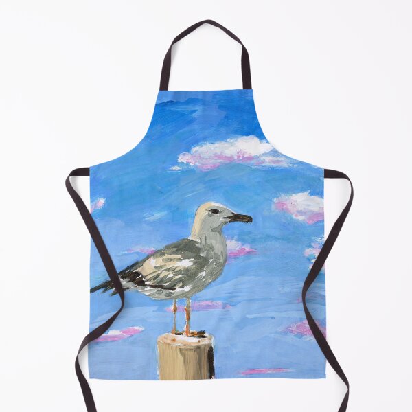 Item preview, Seagull with Blue Skies designed and sold by AMOpainting.