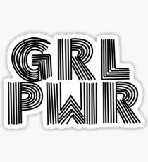 GRL PWR Sticker