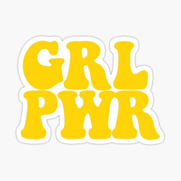 GRL PWR - Estilo 2 Pegatina