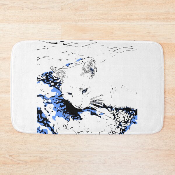 Item preview, Abstract dreamy cat designed and sold by n-l-celebration.