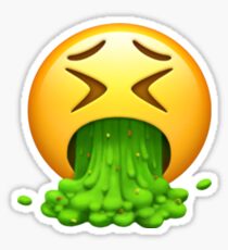 Vomit Emoji Sticker