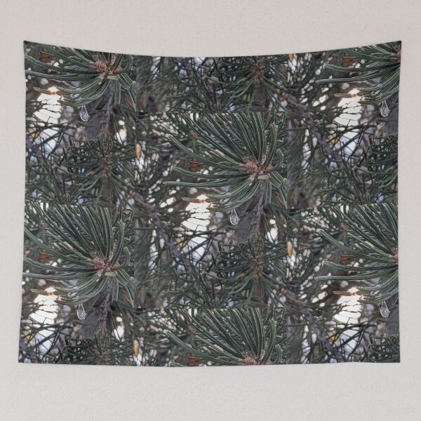 Item preview, Icy Morning 3 Pine Tree designed and sold by Outlawturnip.