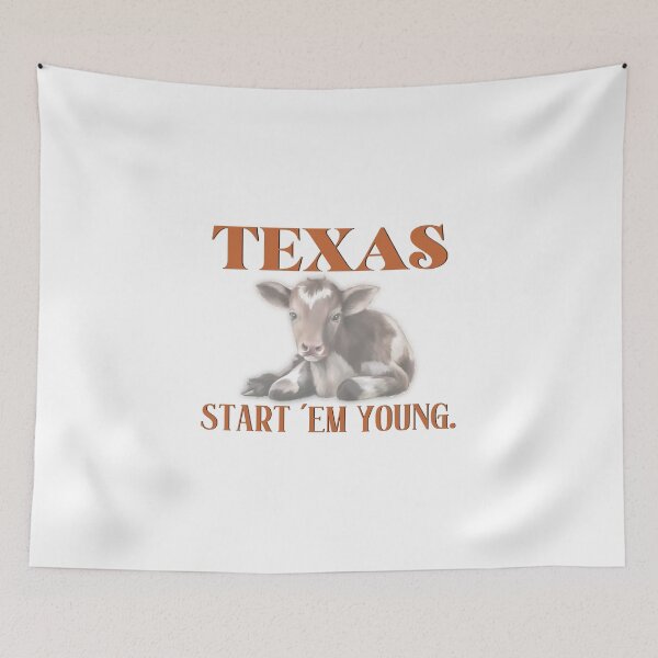 Artikelvorschau, Texas Start 'em Young (Baby-Longhorn) entworfen und verkauft von dmbdana.