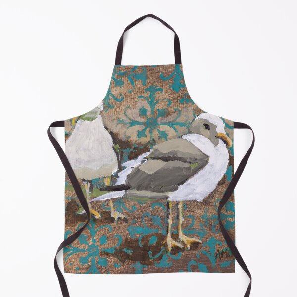 Item preview, Seagull Couple with Pattern designed and sold by AMOpainting.