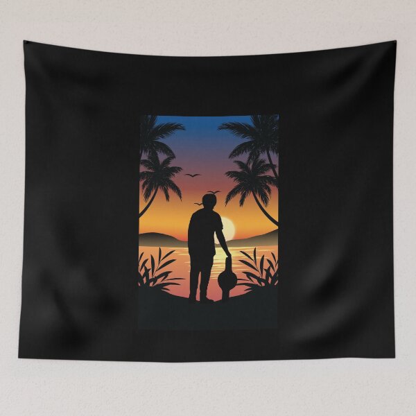 Item preview, onewheel artwork flat design landscape sunrise view cute gift for Onewheel owner designed and sold by QUEEN-WIVER.