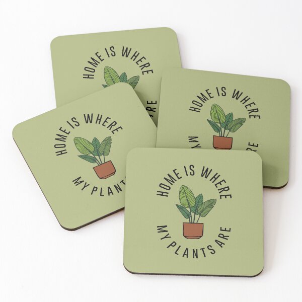Item preview, Home Is Where My Plants Are Funny Gardening designed and sold by goodspy.