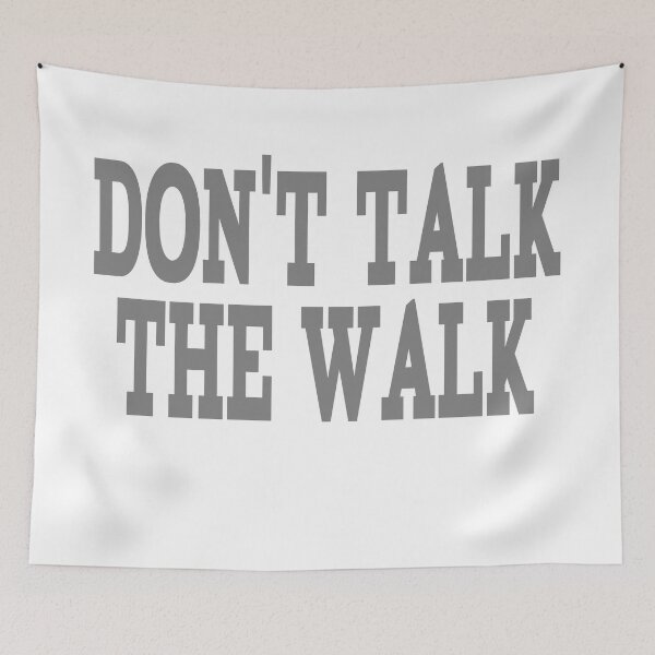 Item preview, DON'T TALK THE WALK designed and sold by 1MILLIONPUSHUPS.