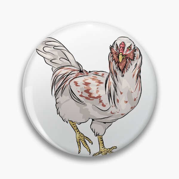 Item preview, White and Red Easter Egger Rooster designed and sold by ZedNope.