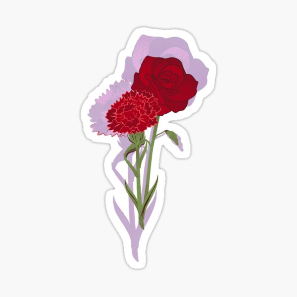 "Taylor swift carnations you thought were roses" Sticker for Sale by