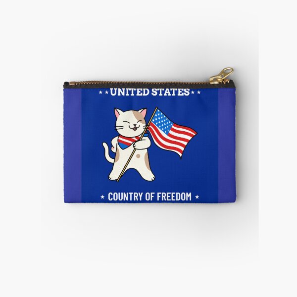 Item preview, cat cartoon freedom usa designed and sold by LGMmugsdesign.
