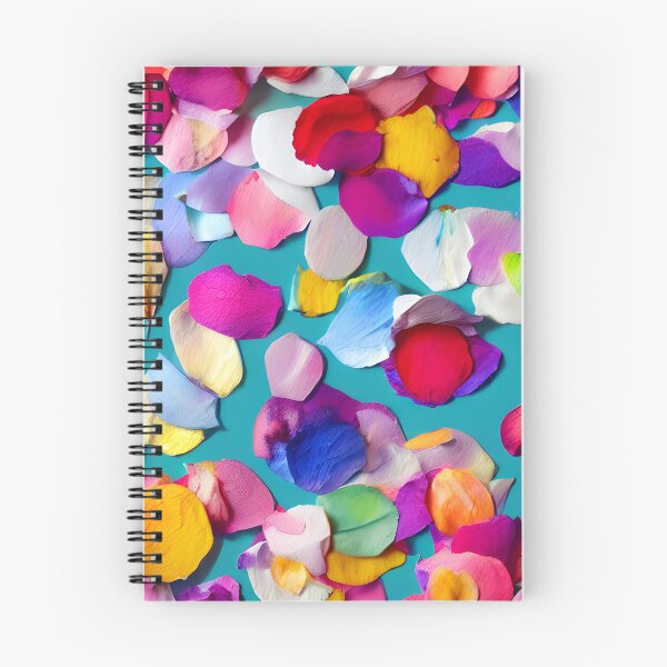 Item preview, Sprinkled Rose Petals on Blue background designed and sold by fruitfulskye.