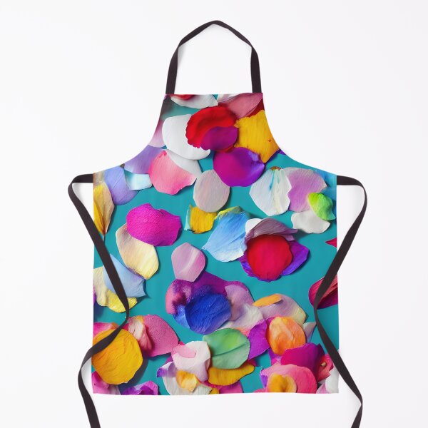Item preview, Sprinkled Rose Petals on Blue background designed and sold by fruitfulskye.