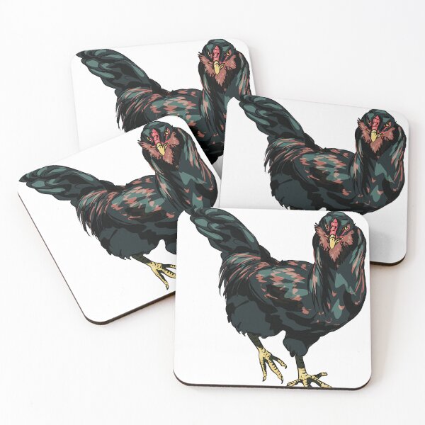 Item preview, Black and Red Easter Egger Rooster designed and sold by ZedNope.