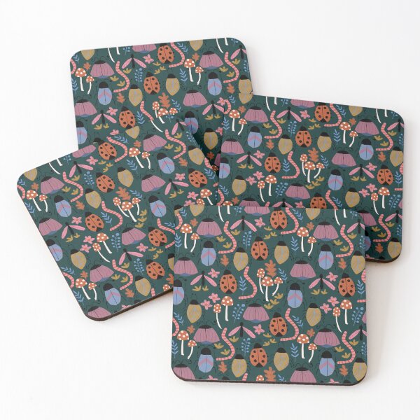 Item preview, Woodland bugs creepy crawlies kids garden  designed and sold by Kimmygowland.