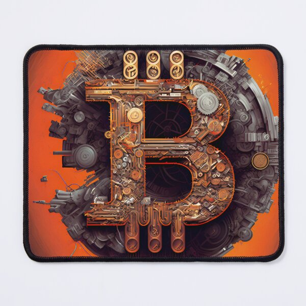 Item preview, Bitcoin Logo Fantasy Art Pattern designed and sold by HodlerSqvad.