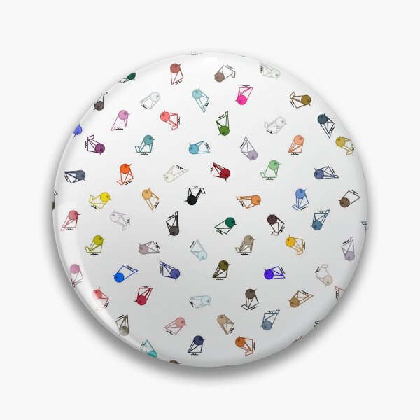 Item preview, Birdopolis Color Bird Pattern designed and sold by Pixel4Art.