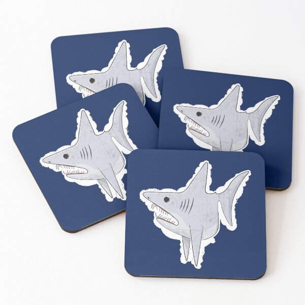 Item preview, Square Mako Shark designed and sold by urbancrab.