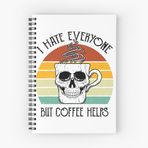 Item preview, I Hate Everyone But Coffee Helps designed and sold by RepublicOfFire.