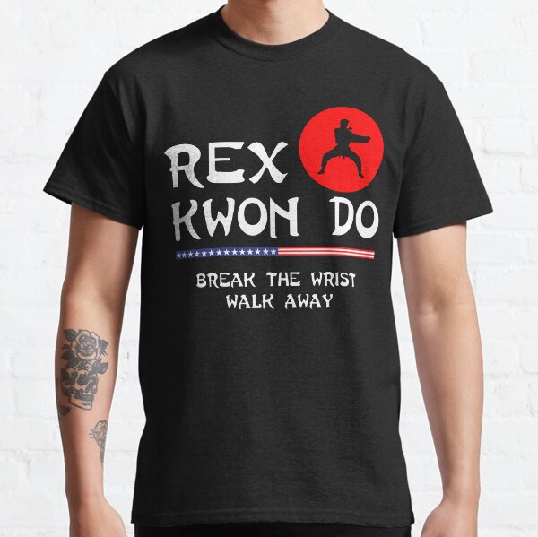 Vista previa del artículo con la obra «Rompe la muñeca y aléjate - Rex Kwon Do», diseñado y vendido por Gerdek.