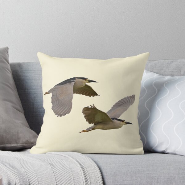 Item preview, Black Crowned  Night Herons in Flight designed and sold by Whisperingpeaks.