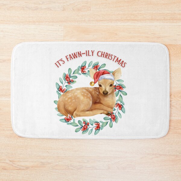Item preview, It's Fawn-ily Christmas designed and sold by TheFunDistrict.