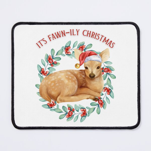 Item preview, It's Fawn-ily Christmas designed and sold by TheFunDistrict.