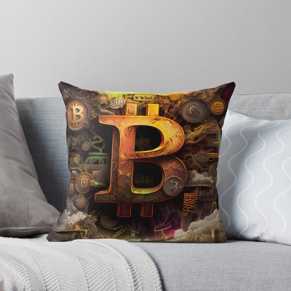 Item preview, Bitcoin Logo Fantasy Art designed and sold by HodlerSqvad.