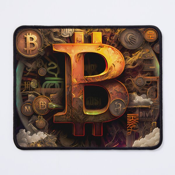 Item preview, Bitcoin Logo Fantasy Art designed and sold by HodlerSqvad.