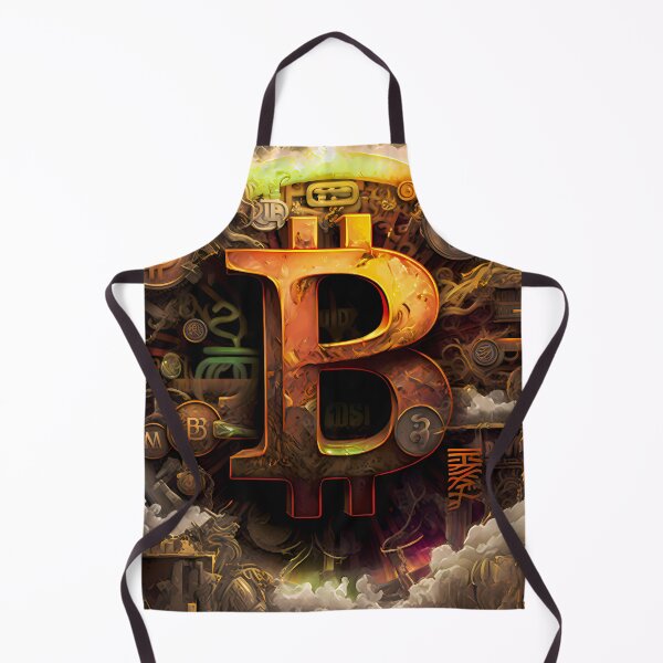 Item preview, Bitcoin Logo Fantasy Art designed and sold by HodlerSqvad.
