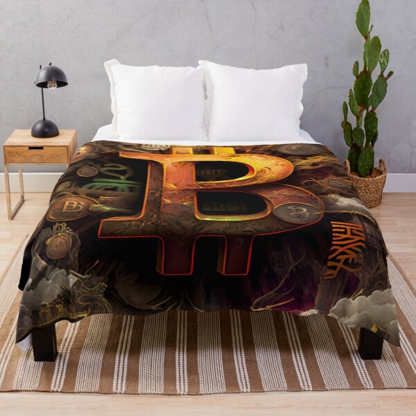 Item preview, Bitcoin Logo Fantasy Art designed and sold by HodlerSqvad.