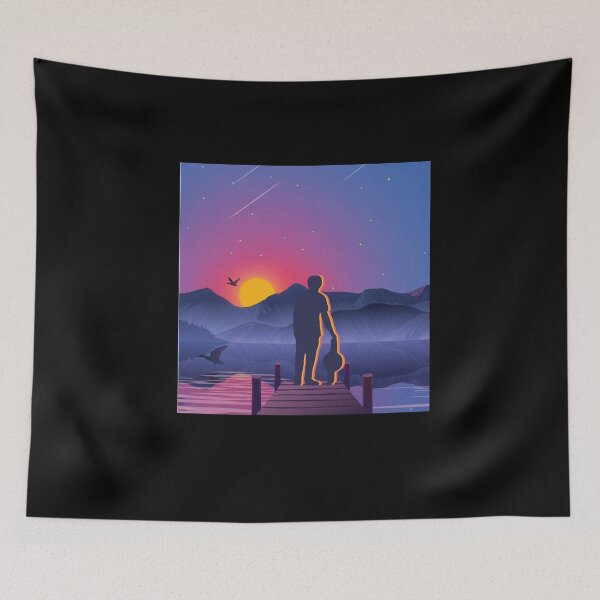 Item preview, onewheel artwork flat design landscape sunrise view cute gift for Onewheel owner designed and sold by QUEEN-WIVER.