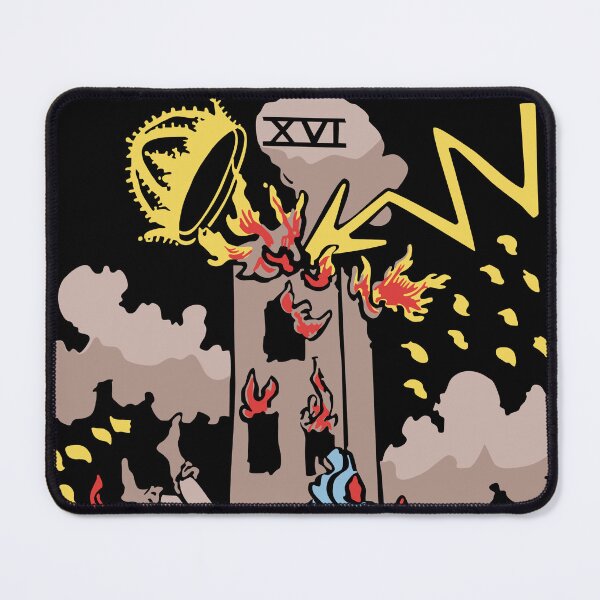 Item preview, The Tower (RWS Tarot) designed and sold by SethMakesArt.