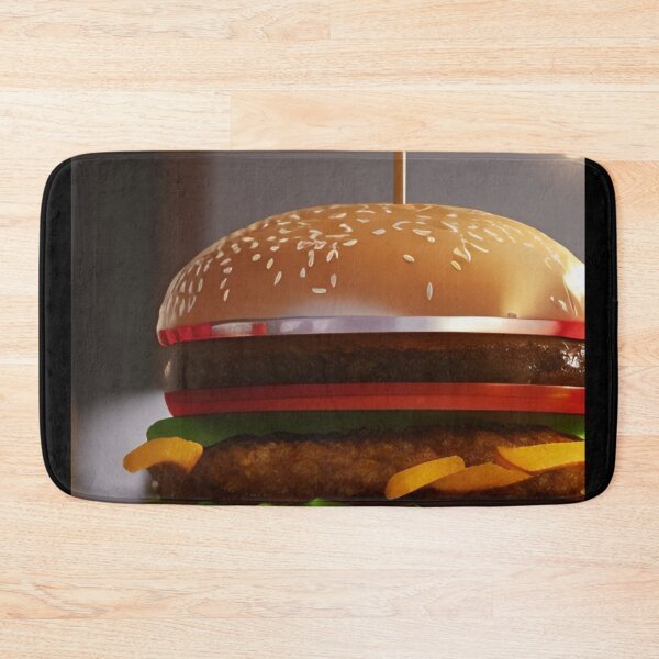 Item preview, Burger and french fries designed and sold by ZvezdanArt.