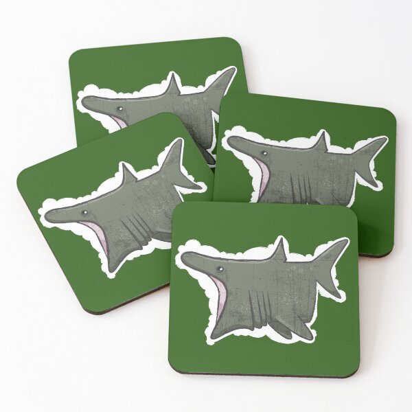 Item preview, Square Basking Shark designed and sold by urbancrab.