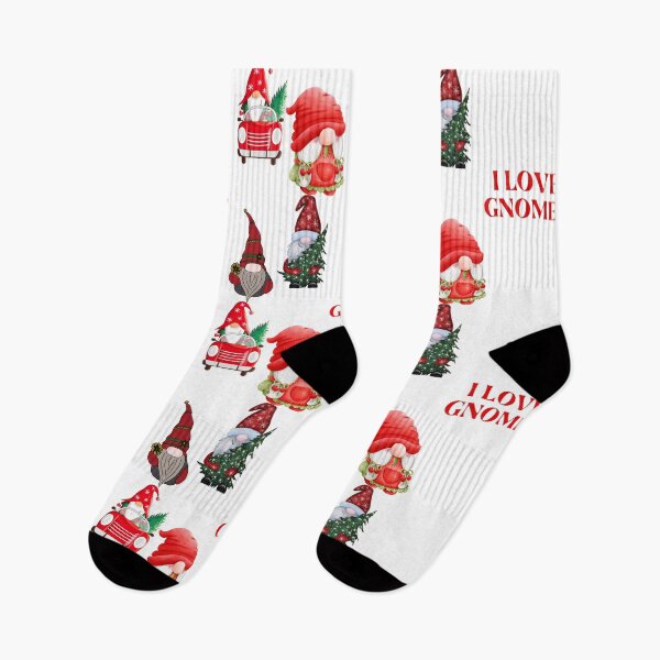 Artikelvorschau, Wichtel-Weihnachtsaufkleberpaket entworfen und verkauft von ZoesAttic.