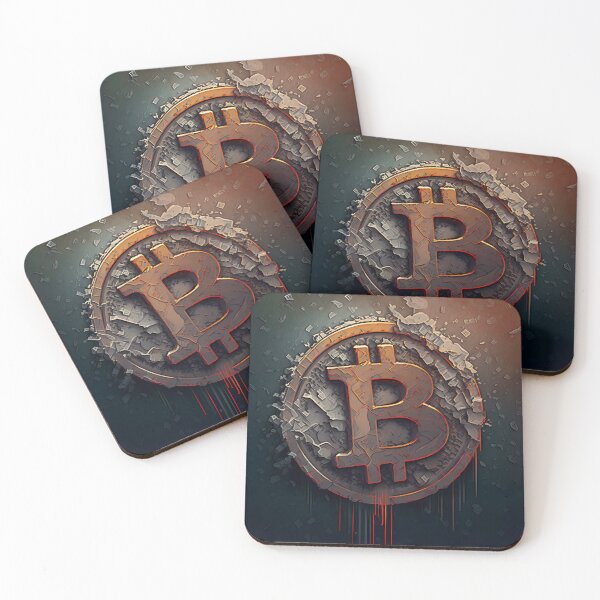 Item preview, Bitcoin Logo Fantasy Art designed and sold by HodlerSqvad.